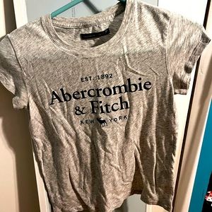 Abercrombie & Fitch NY black and gray shirt